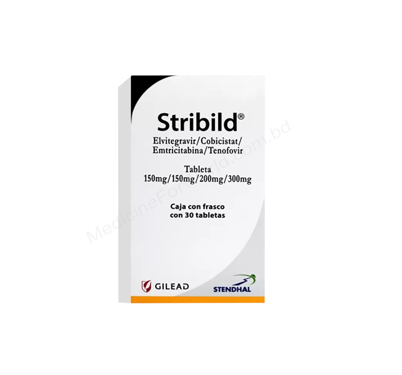 Stribild- 通用的 Elvitegravir + Cobicistat + Emtricitabine + Tenofovir disoproxil fumarate- GILEAD SCIENCES Pharma