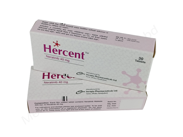 Hercent- Generic Neratinib- Incepta Pharma