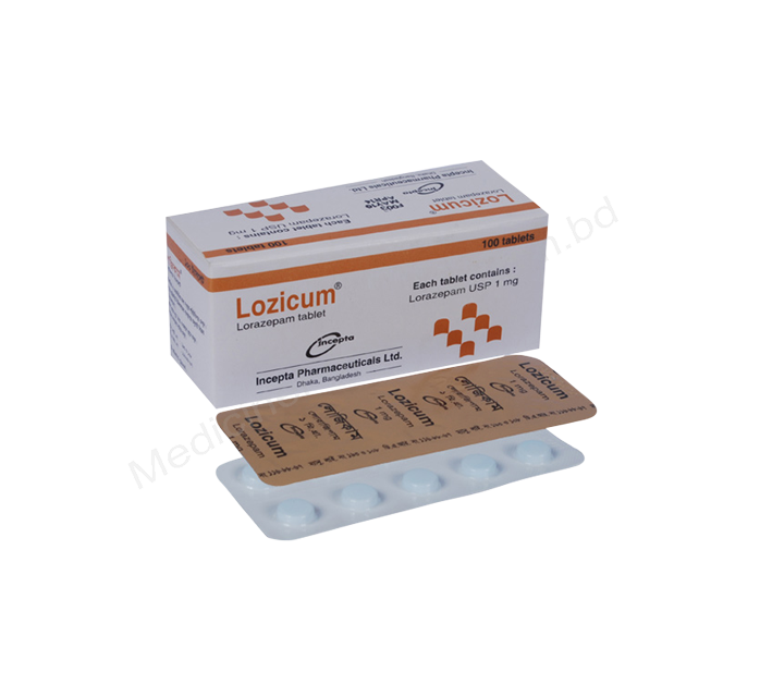 Lozicum- Generic Lorazepam- Incepta Pharma