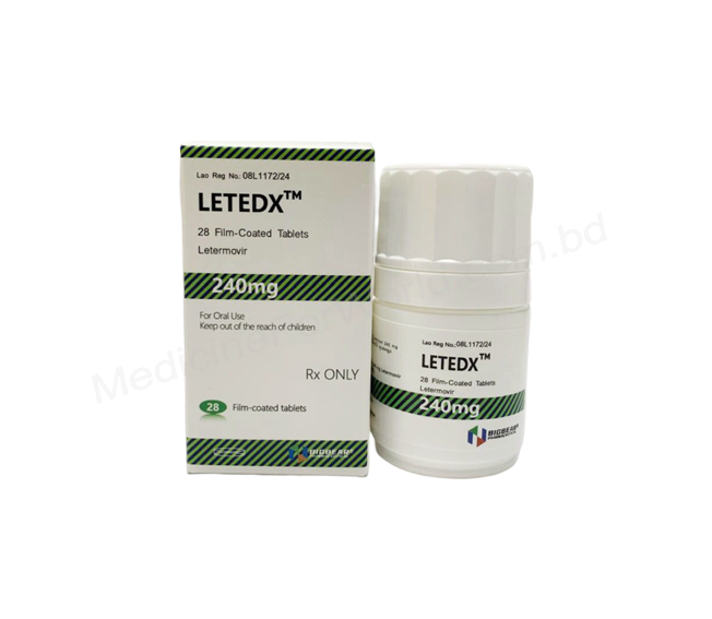 Letedx- Generic Letermovir- Bigbear Pharma
