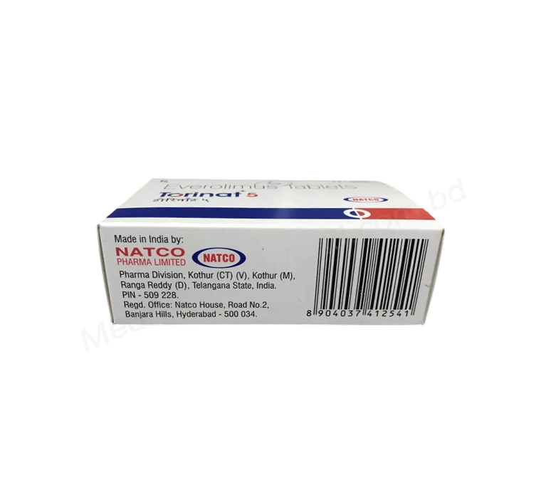 Torinat- Generic Everolimus- Natco Pharma