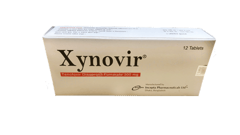 Xynovir- Generic Tenofovir Disoproxil Fumarate- Incepta Pharma