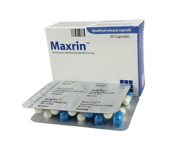Maxrin- Generic Tamsulosin Hydrochloride- Square Pharma