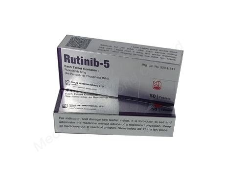 Rutinib- Generic Ruxolitinib- Drug International Pharma