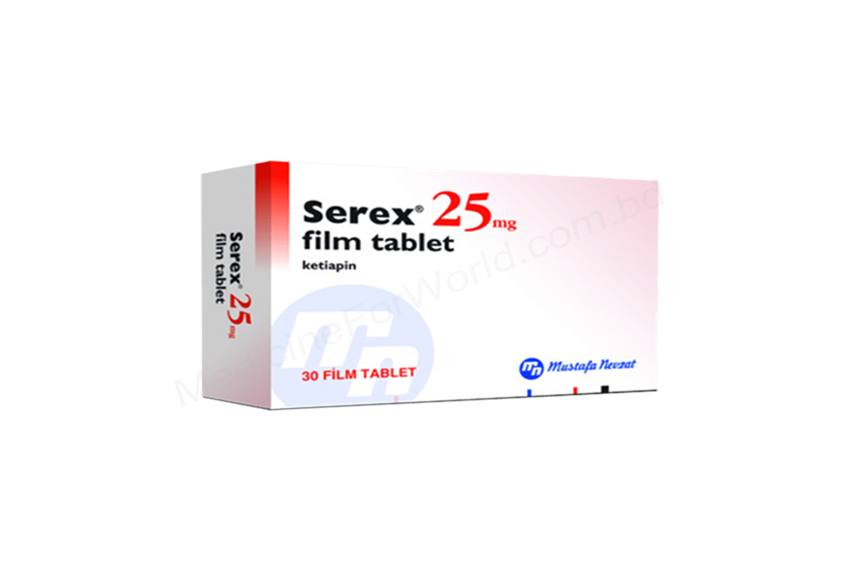 SEREX- Generic QUETIAPINE FUMARATE- MUSTAFA NEVZAT Pharma