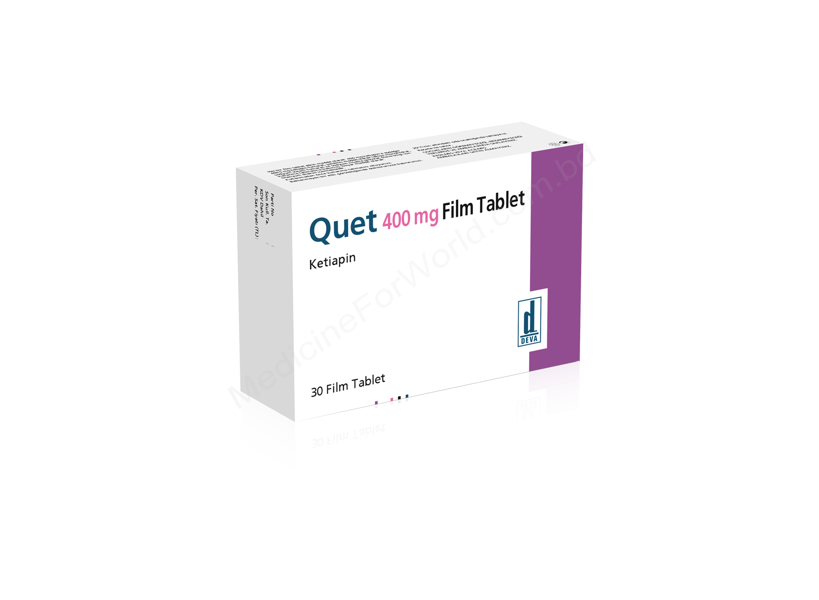 QUET- Generic QUETIAPINE FUMARATE- Deva Pharma