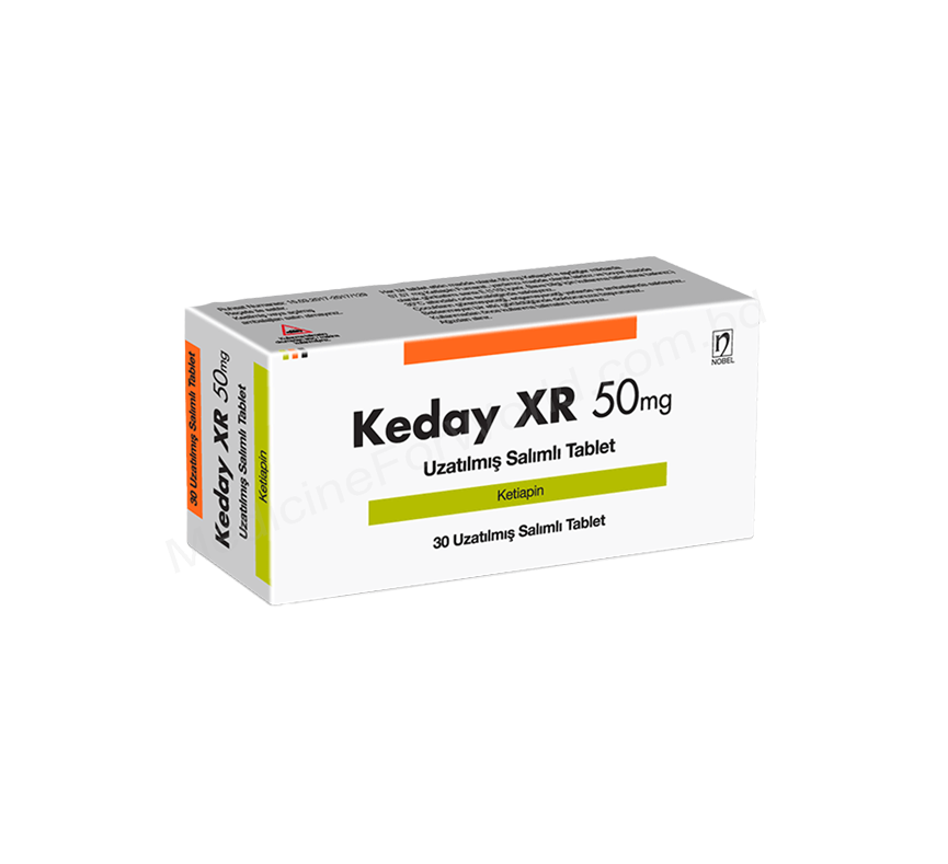 KEDAY XR- Generic QUETIAPINE FUMARATE- Nobel pharma