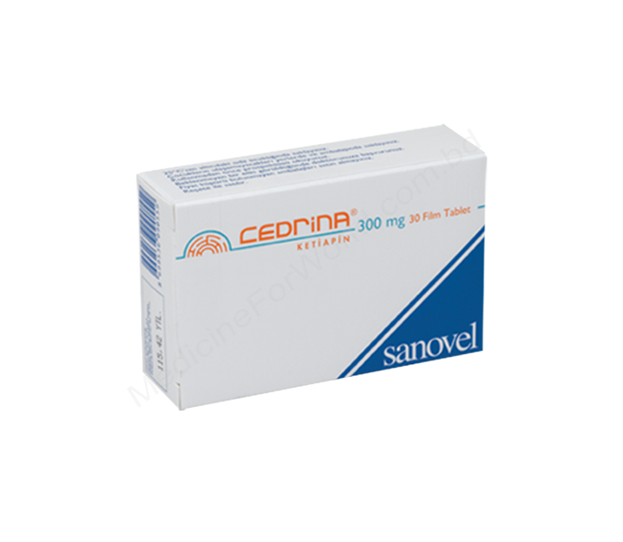 CEDRINA- Generic QUETIAPINE FUMARATE- Sanovel pharma