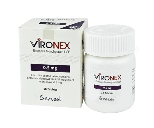 Vironex- 通用的 恩替卡韦- 孟加拉珠峰制药